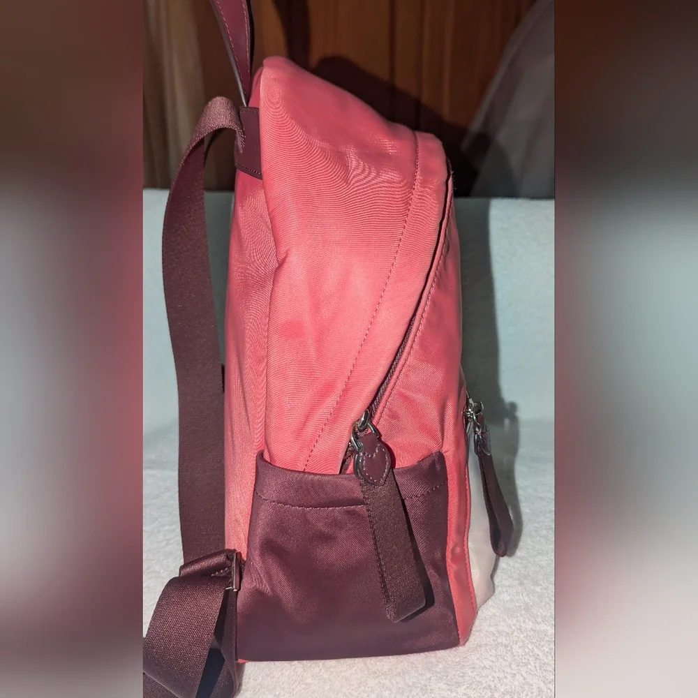 Kate Spade Pink and White Chelsea The Little Better Multi Pink Backpack